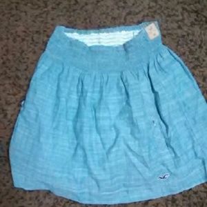 Hollister denim skirt