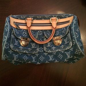 Special edition Louis Vuitton "speedy" denim