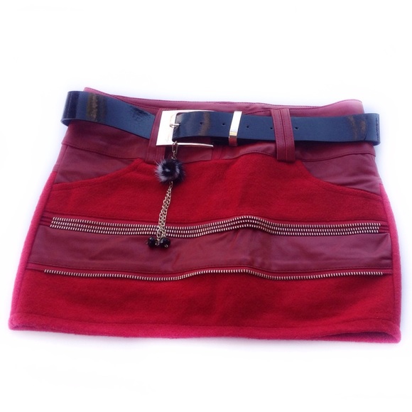 Joker Zipper Mini Skirt - Picture 8 of 8