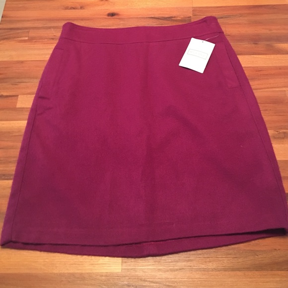 Wine colored skirt - Picture 1 of 4