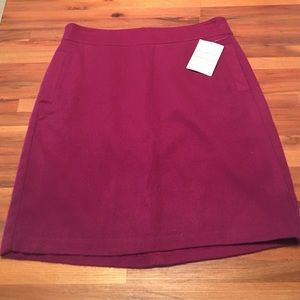 Wine colored skirt