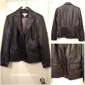 ⛔️ REDUCED ⛔️ [Worthington] Genuine Leather Jacket