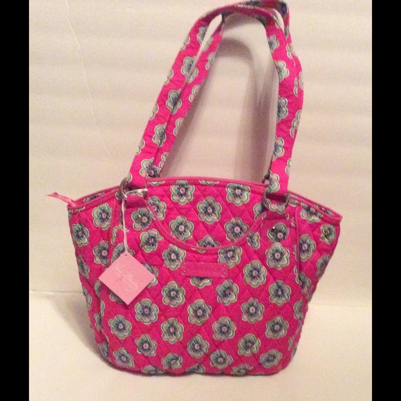 Vera Bradley Bags - Vera Bradley Glenna Satchel Pink Swirl Flowers NWT Vera Bradley Bags - Vera Bradley Glenna Satchel Pink Swirl Flowers NWT