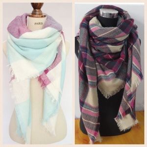 Plaid Tartan and Checkered Scarves