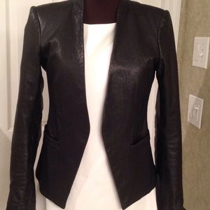 Theory leather Lanai jacket