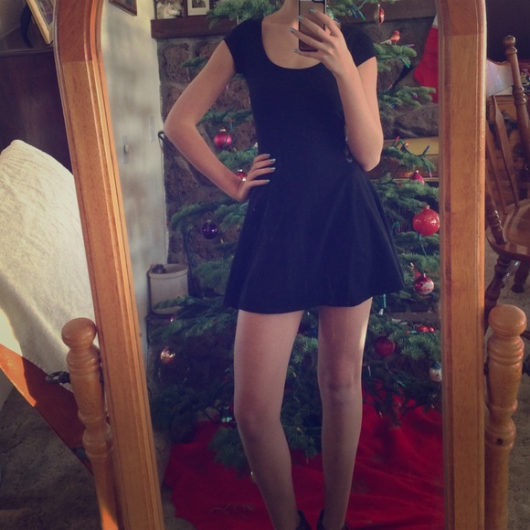 Mini black dress American Eagle Outfitters