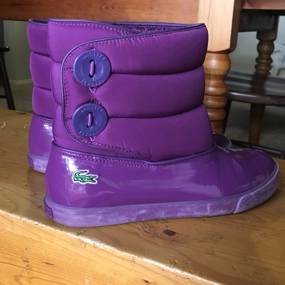lacoste rain boots