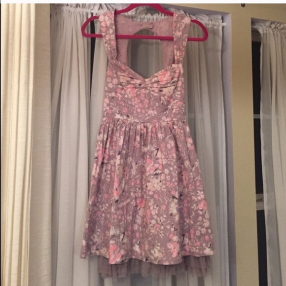 Pink Free People Floral Dress - Picture 1 of 2