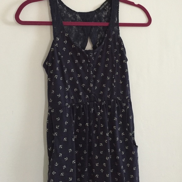 Navy anchor dress