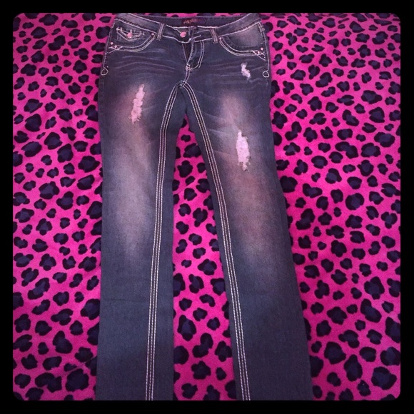 Angels ripped jeans