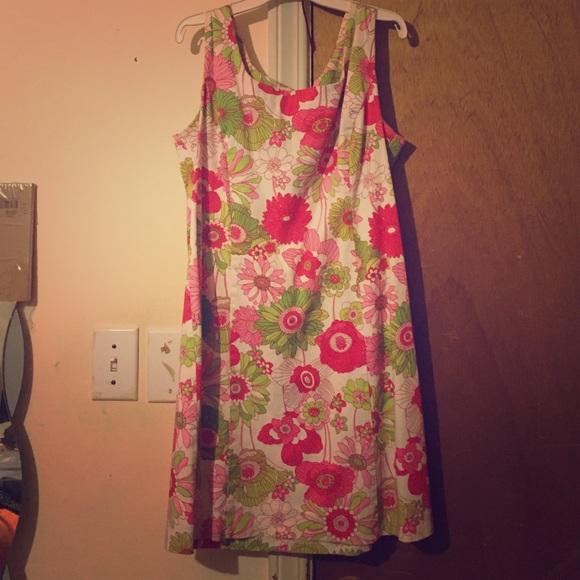 Retro knee length dress