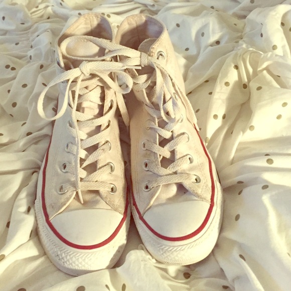 White high top converse