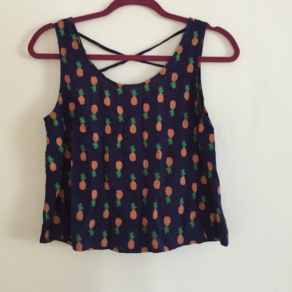 Pineapple crop top
