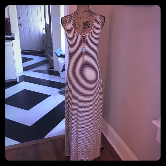 Dresses & Skirts - Price reduced! striped maxi dress sz M