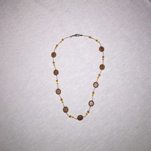 DONATED | Brown beaded necklace