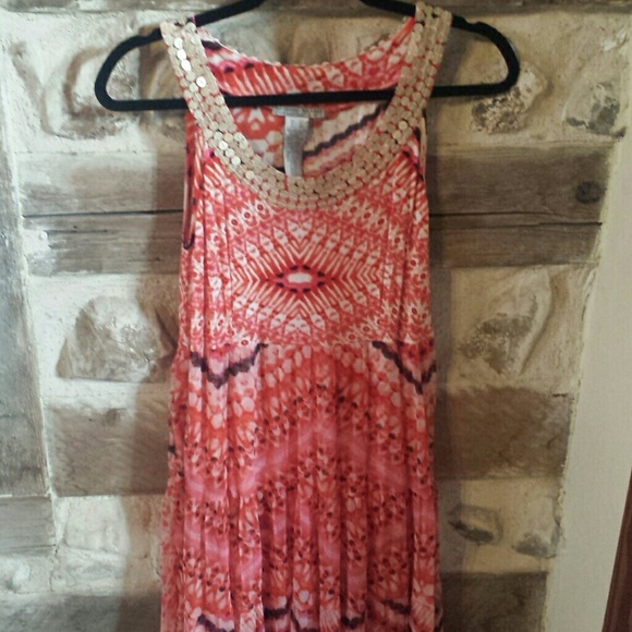 Flowing summer dress.