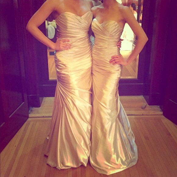 Champagne ball gown