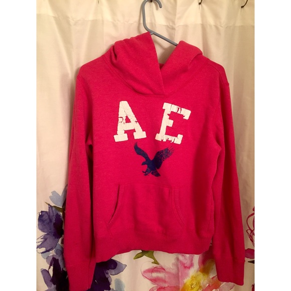 Pink American Eagle Hoodie