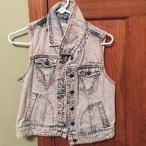 Jean jacket vest