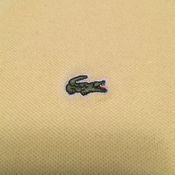 Light Yellow Lacoste Polo - Picture 4 of 4