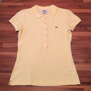 Light Yellow Lacoste Polo