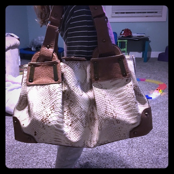 Jessica Simpson snakeskin Shoulder bag