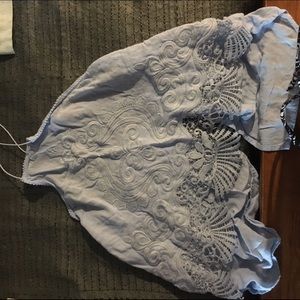 Opened back halter top