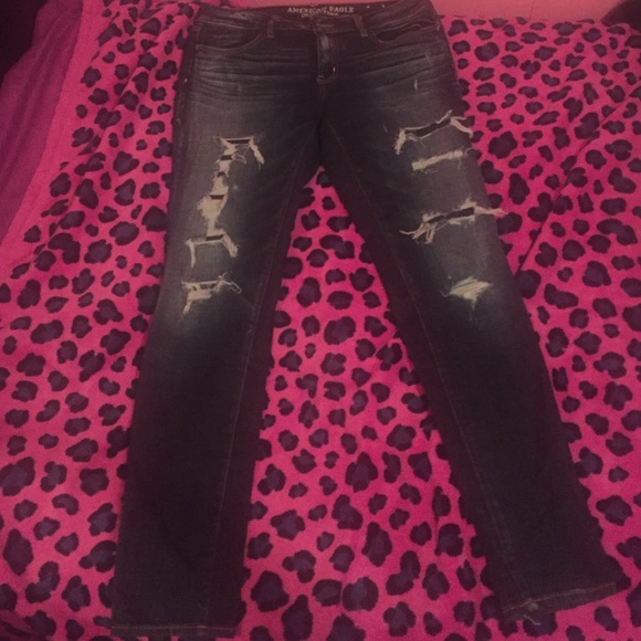 American eagle ripped jegging