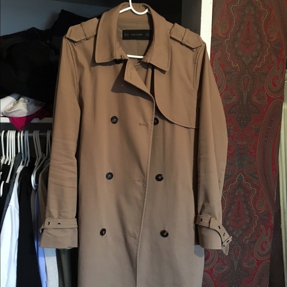 Zara XXL tan trench coat.