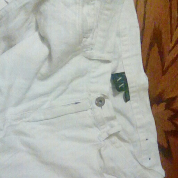 White armani pants
