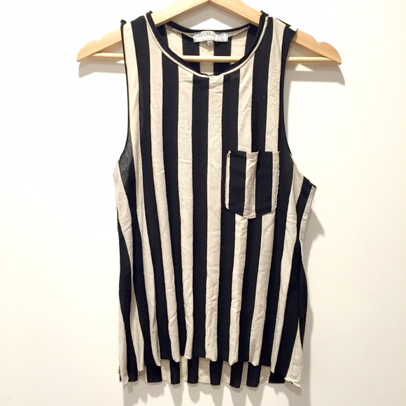 DayDreamer Striped Muscle Tee
