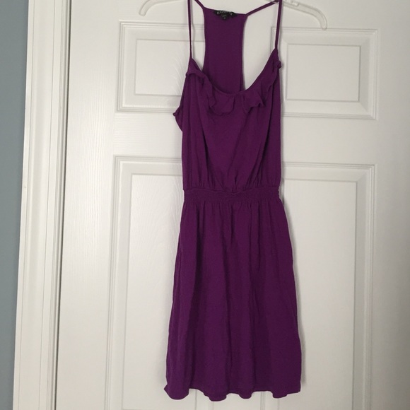 Sold on Ⓜ️Express purple tank dress size XS - Picture 1 of 3