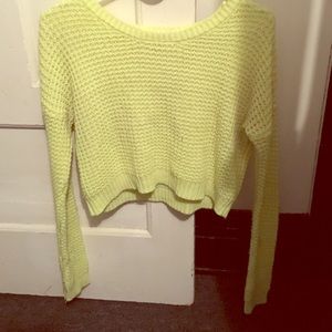Crop sweater
