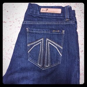 Seven7 boot cut jeans.
