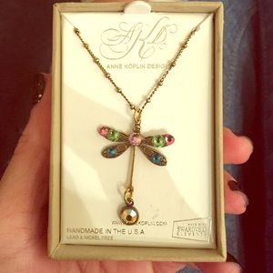 Dragonfly necklace 💙💖💚