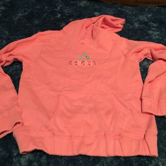 Pink adidas hoodie
