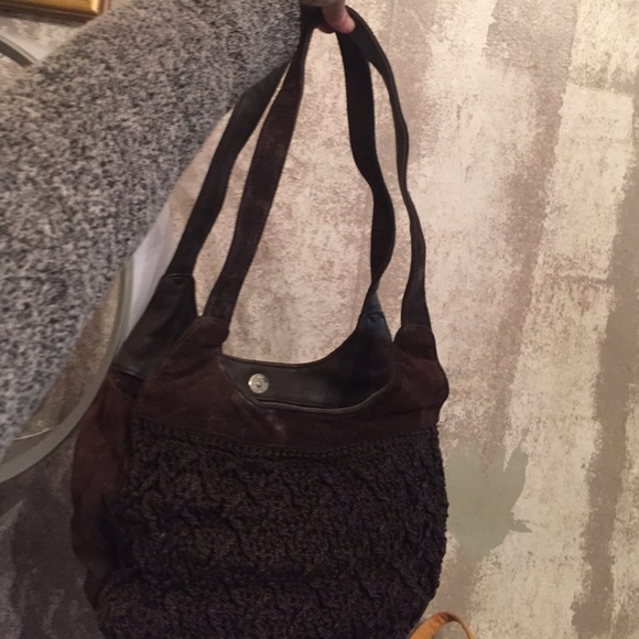Bundle 3 Brown & tan crotchet shoulder bags