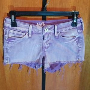 (Unused) Purple jean shorts