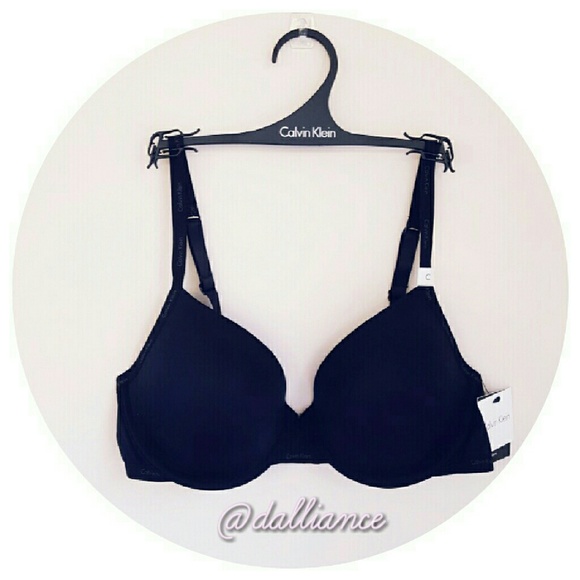 Calvin Klein Black Demi Bra NWT
