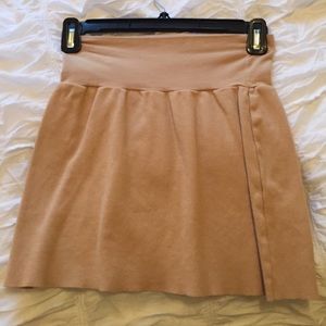 American Apparel Tan Skirt