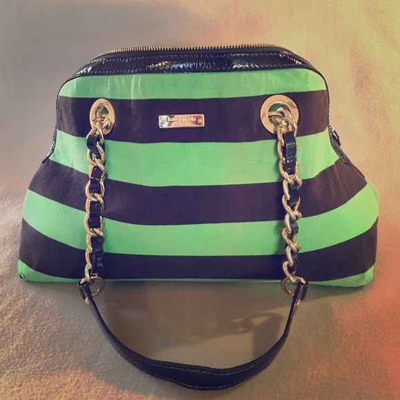 kate spade striped purse