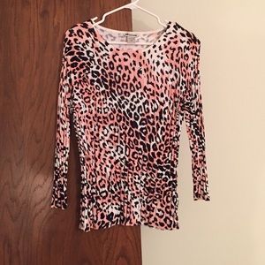Animal print top