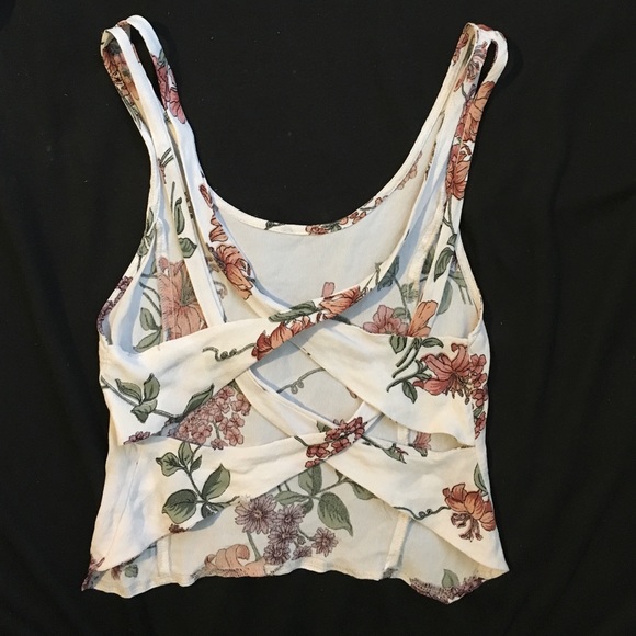 Floral Crossback Tank