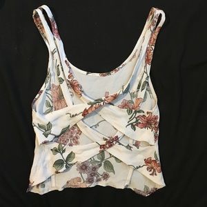 Floral Crossback Tank