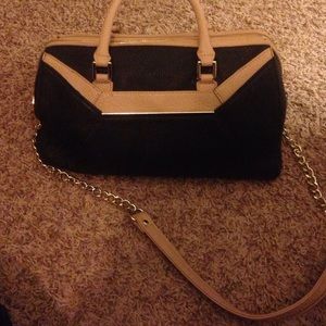 Black and nude bag
