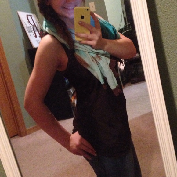 Sheer Brown Tank ❤️ - Picture 1 of 4