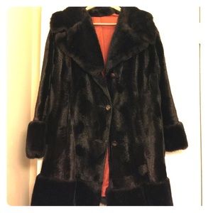 Vintage faux fur coat