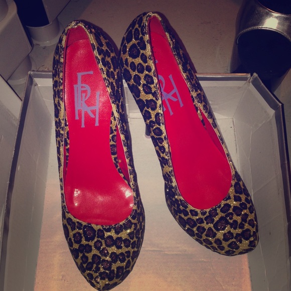 Glitter Leopard Stilettos