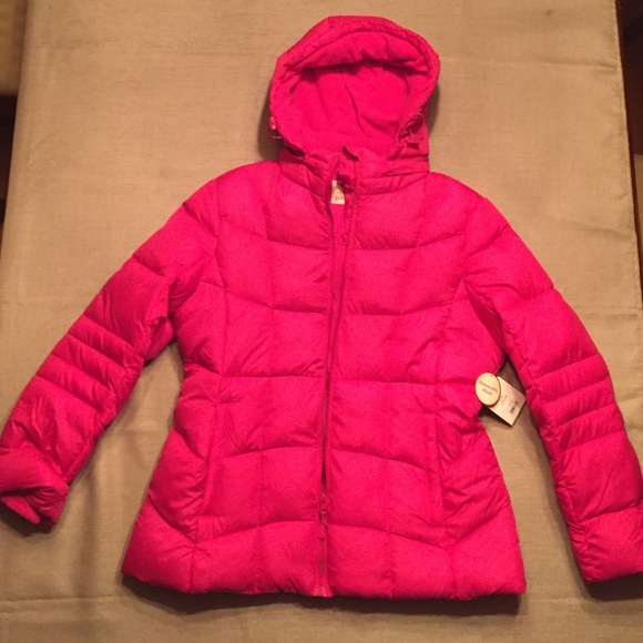 Bubble jacket w/ removable hood by Faded Glory.