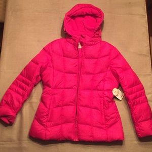 Bubble jacket w/ removable hood by Faded Glory.